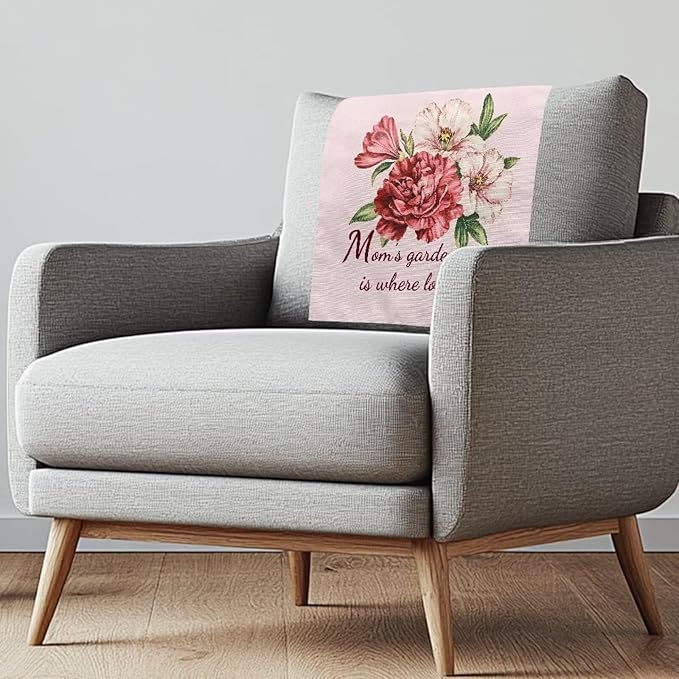 Flower Fashion Headrest Cover for Recliner Non Slip Recliner Decorative Headrest Slipcovers Wear Resistant Slipcover for Sofa Easy to Install Mother's Day Decor by Unknown