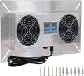 240 CFM Crawlspace Vent Fan, With Thermostat,Humidistat, Crawlspace Fans, For Moisture Reduction, Radon Mitigation, Freeze Protection , Ideal for Basement, Attic, Crawl Space Fan Vent(Natural color) by Pewoaoa