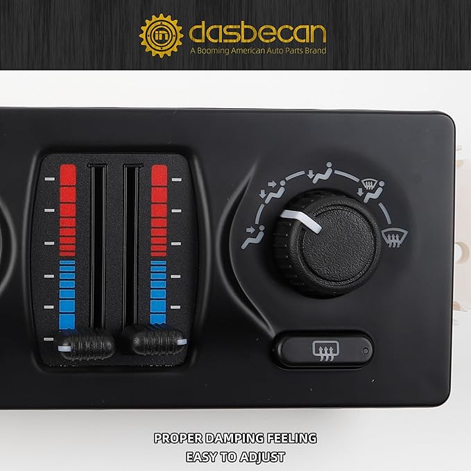 Dasbecan 599-210XD AC Control Panel Compatible with 2003-2007 Chevy Silverado Tahoe Trailblazer Avalanche/GMC Sierra Yukon/Buick Envoy/Cadillac Escalade Climate Control Module - Image 7