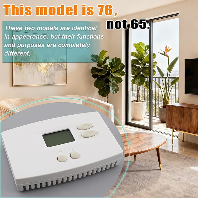 76 Digital Wall Mount Dehumidifier Control Panel – Controls Dehumidifiers via Remote Wiring, Compatible with 1800 Series and E-Series, Model 76 24VAC - Image 4