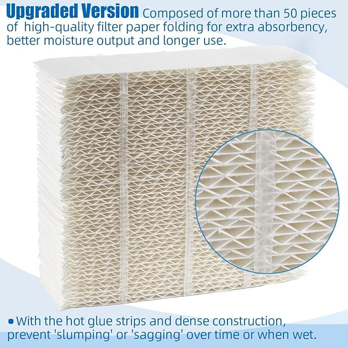 Alocs 1043 Humidifier Wick Filter Replacement for Essick Air AIRCARE EP9500, EP9700, EP9800, EP9R500, EP9R800, 831000, 826800, 826000, 821000 and Bemis Space Saver 800 8000 Series Humidifiers, 2 Pack - Image 2