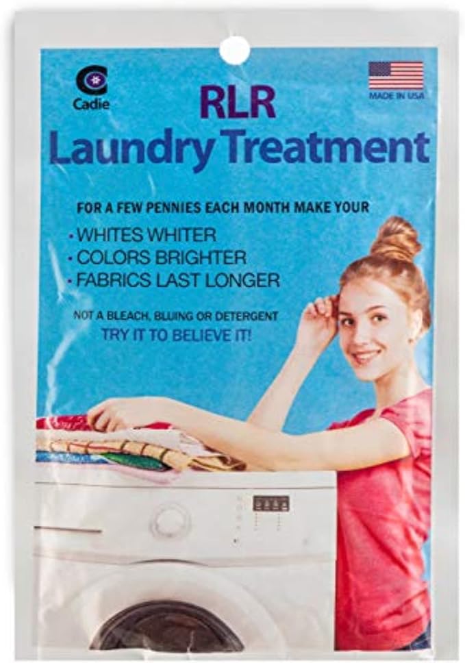 RLR Natural Laundry Detergent Powder – Whitens, Brightens, Refreshes Baby Cloth Diaper Detergent, Musty Towels, Workout Clothes - Non-toxic, Fragrance-Free For Sensitive Skin (Pack of 1) by Cadie
