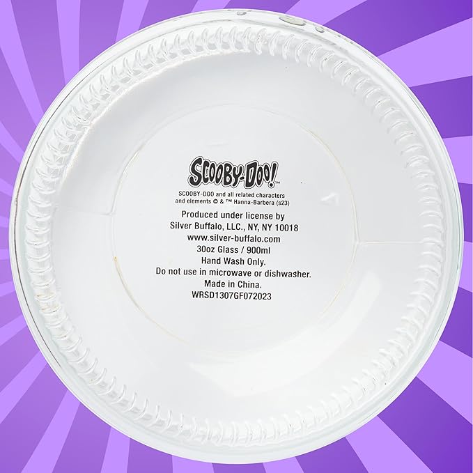 Silver Buffalo Scooby Doo Scooby Snacks Glass Cookie Snack Candy Jar with Lid (Small) - Image 8