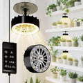 LED Grow Light for Indoor Plant,4300k 20W,Full Spectrum Plant Light for Indoor Growing,Grow Lights for Seed Starting with Fan,3 Level Dimmable and Auto On Off 2 4 8 12 Hrs Timer,for Succulents,2 Pcs by Unknown