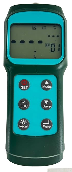 Optical Dissolved Oxygen Meter with 5m Probe Measuring Range 0.0-15.0 (mg/L)/0-119.9% Solution 0.1 mg/L Accuracy ±3.0% FS Calibration 100.0% for Environmental Monitoring Ects - Image 3