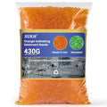 Sukh Orange Silica Desiccant Beads 430G - Indicating Silica Gel Beads Drying Silicone Reusable Desiccant Dehumidifier for Camera,Electronic,Books,Documents,Clothes,Painting,Jewelry by Sukh