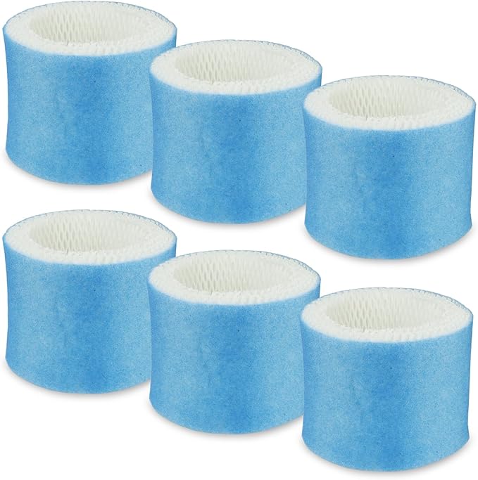 Colorfullife 6 Pack Premium Hac504 Humidifier Filters for Honeywell Humidifier HAC-504 HAC-504AW HAC504V1 HCM350 HCM-530 HCM-600 HCM-710 HEV-312, Upgraded Blue Pre-Filter Replacement Wicking Filter A by Colorfullife