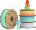 Creality Hyper PLA Filament 1.75mm, 30-300mm/s High Speed 3D Printer Filament, Dimensional Accuracy +/-0.02mm, Fit Most FDM 3D Printers, 4 Pack 1kg Spool(2.2lbs), Rainbow by Creality