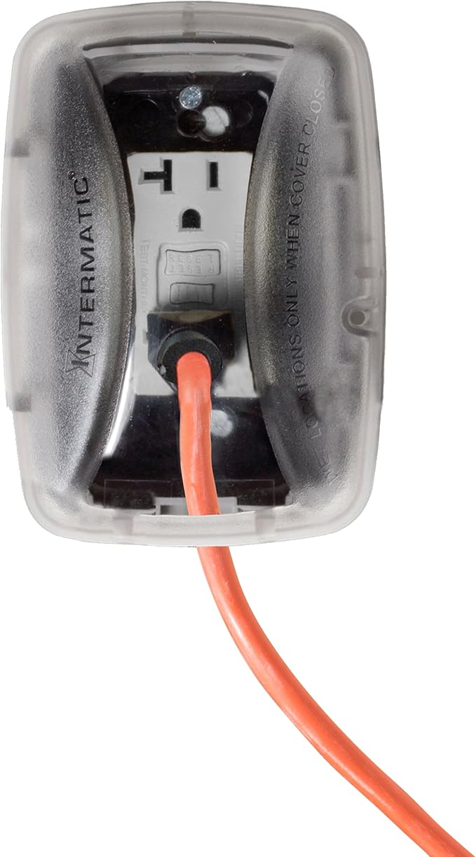Intermatic WP3100C Weatherproof Electrical Outlet Cover - Extreme Temperature Resistance, Heavy-Duty Construction, Versatile Design & Multi-Configurable, Easy Install, Secure Fit for Outdoor in-Use by Intermatic
