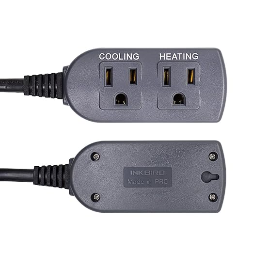 Inkbird ITC-308 Digital Temperature Controller Outlet Thermostat 2-Stage 1100W with Sensor Reptile Beer Brewing Kegs Fridge Cured Meat Breeding Growing - Image 5