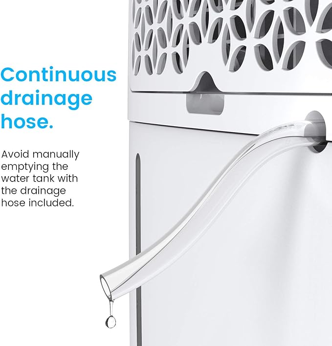 Pro Breeze 50 Pint Dehumidifier - 3,500 4,000 Sq Ft Dehumidifiers for Home Large Room Basements with Humidity Sensor, Auto Shut Off, Continuous Drainage Hose, Removes Moisture, Ideal for Basement - Image 6