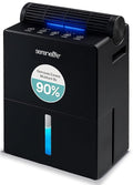 SereneLife Dehumidifiers for Home, 91 Oz Quiet Dehumidifier for Bedroom, Bathroom, Basement with Removable Cylinder For Closet, Timer, Sleep Mode & Smart Humidity Control, Covers 1500 Sq. Ft, Black by SereneLife