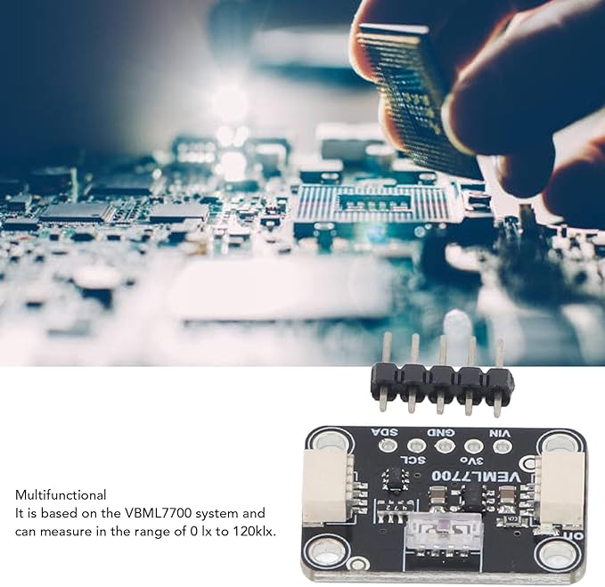 VEML7700 Light Measurement Sensor Module Digital Ambient Light Detection for Lighting Systems and Environmental Monitoring - Image 3
