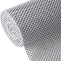 Shelf Liner, Non-Adhesive Roll Drawer Liners 12 Inches x 20 Feet, Non Slip Grip Durable Strong Clean, Shelving Liner for Kitchen cabinets,Storage, Desks, Kitchenware, Tableware, Light Gray by Iwtmm