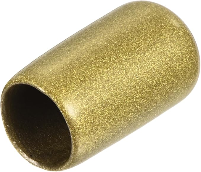 uxcell 20pcs Rubber End Caps 11mm ID Vinyl Round Tube Bolt Cap Cover Thread Protectors Gold by uxcell