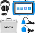 VEVOR Pipe Water Leak Detector for Indoors, 1Hz-10000Hz, 7" Touchscreen Plumbing Water Leakage Detection Locator with Horizontal & Vertical Sensors, Headphones, 8GB SD Card & Carry Case for Home Use by VEVOR