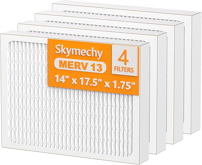 14 x 17.5 x1.75 MERV 13 Replacement Dehumidifier Filter Compatible with Santa Fe Advance90, Advance100, Advance120, Advance2, Honeywell DR90 & DR120 Dehumidifier Models, Pack of 4 by Skymechy