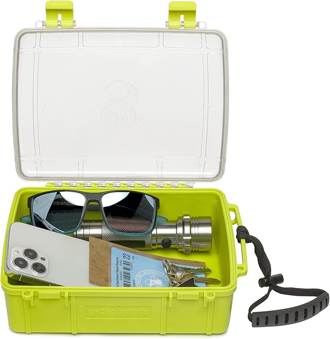 geckobrands Waterproof Dry Box with Silicone Liner – Durable, Dust-Proof, Crush-Proof Storage for Electronics and Gear - Image 3