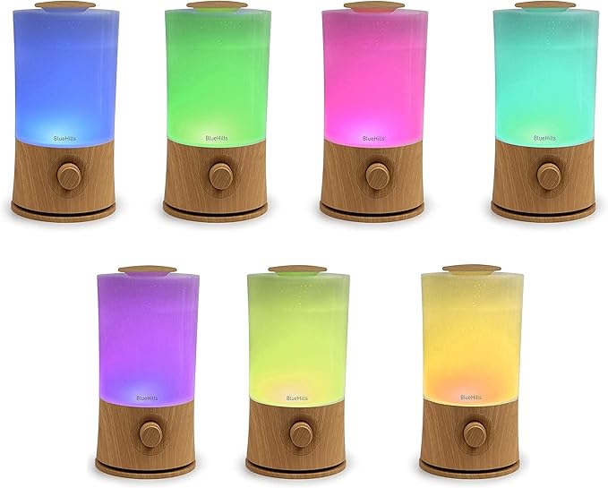 BlueHills Premium 2000 ML XL Large Essential Oil Diffuser Aromatherapy Humidifier for Large Room Home 40 Hour Run Huge Coverage Area 2 Liter Extra Large Capacity Huge Diffuser Wood Grain E005 - Image 7