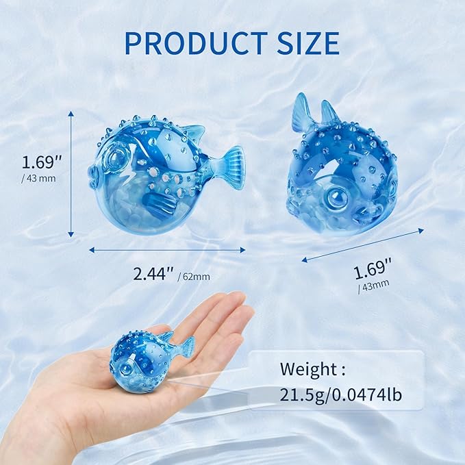 Humidifier Cleaning Fish 12-Pack: Demineralization Cartridge to Purifier Water | Prevent White Dust & Scale | Remove Odor | Universal Water Cleaner for Most Humidifier Tanks - Image 4
