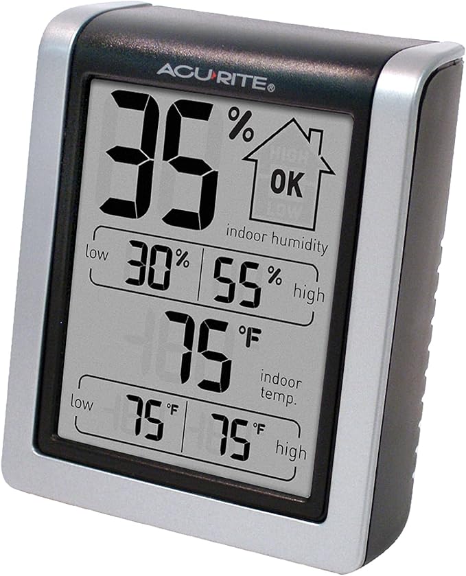 AcuRite Wireless Digital Indoor Thermometer and Hygrometer Monitor for Indoor Temperature and Humidity Measurements (00613) - Image 6