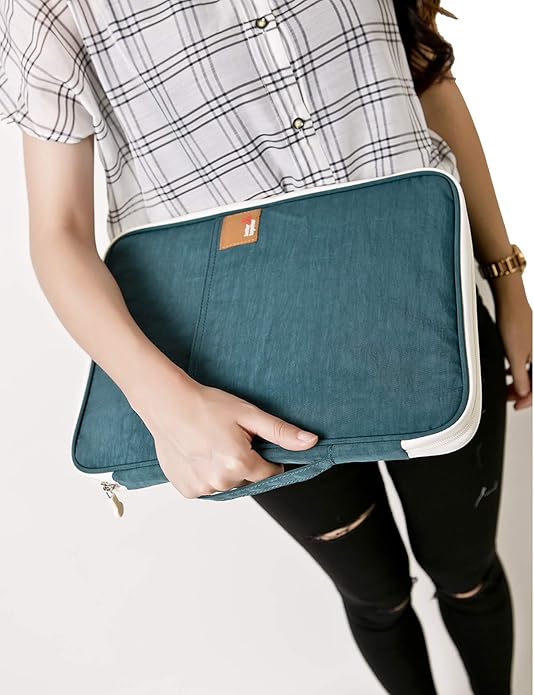 Document A4 Bag Case Waterproof Organizer Portfolio Office Travel Zipper Multi-Function Pouch - Image 8