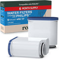 Roobi Compatible Philips Water Filters. Specially Designed for Philips Coffee Machines, Carbon Neutral Aqua Clean Water Filters. 2 Pack, 6 Months Supply. by Roobi