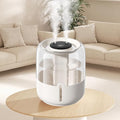 Humidifiers for Bedroom-Cold Mist Humidifier with Double Nozzle,3 Gear and Night Light,Easy to Fill & Clean,Quiet Cool Mist Air Humidifier for Plants, Office,Bedroom and Home Baby Nursery (Beige) by AIRPROSSING