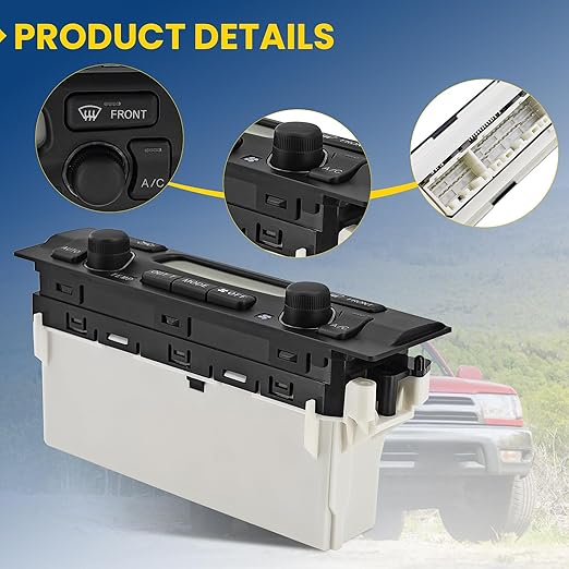 55900-35360 AC Heater Climate Control Panel Module Compatible with Toyota 4Runner 1999-2002 Climate Control Temperature Unit Replace# 55910-35231 55910-35230 - Image 4