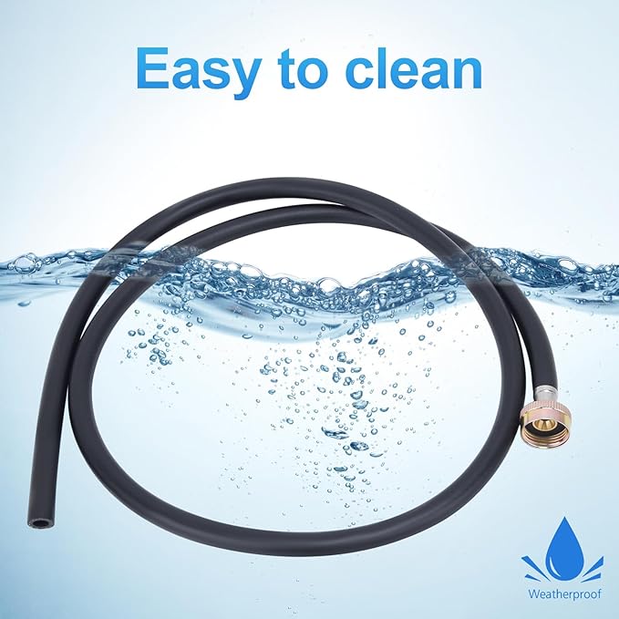 Dehumidifier Hose, Dehumidifier Hose for Drainage, Dehumidifier Hose Extension 5ft Dehumidifier Drain Hose for Drainage 3/4", Suitable for Most Dehumidifier Drainage Interfaces(Black) - Image 5