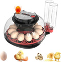 Egg Incubators for Hatching Eggs, Incubator for 12 Eggs Automatic Turning with Temperature Control+Humidity Display+Automatic Water Filling - Home Incubator for Quail Chicken Duck Pigeon by HomeSupplies