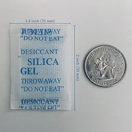2 Gram 500 Pack Desiccant Packs for Storage, Premium Food Grade Silica Gel Packets - Rechargeable Moisture Absorbers for Safes, Food & Electronics - Image 3