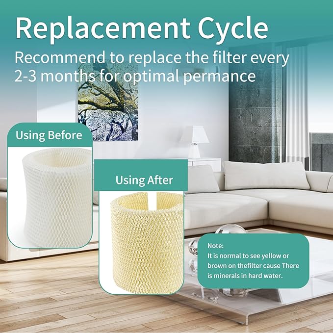 MAF1 Humidifier Filter Compatible with Aircare MA1201, MA0950, MA1200, Kenmore 14906,32-14906, 42-14906, Replace Aircare MA1201 Filter, Kenmore Humidifier Filters 14906, 2 Packs - Image 9