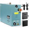 4KW Commercial Self-Draining Steam Generator Shower System Home Steam Bath Spa Generator 30 min to 12 Hours Auto Drain 95-131℉ for Suitable Space Heating 4 m³/140Cubic feet（4KW） by Unknown