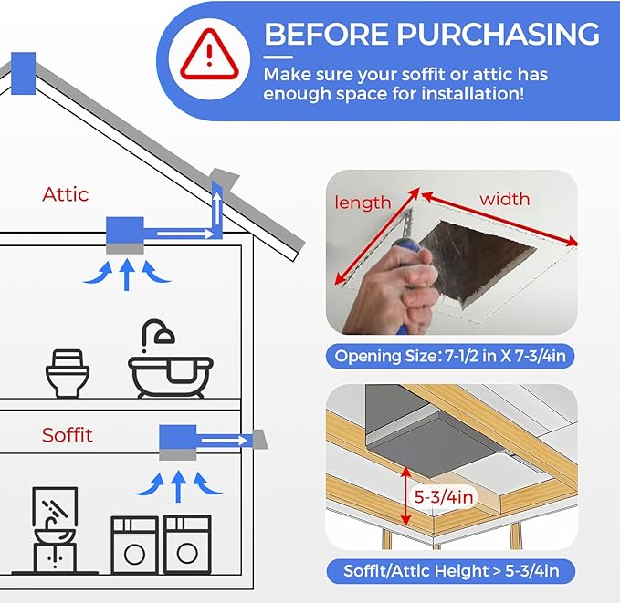Akicon Bathroom Exhaust Fan with Light, 110CFM, 2.0 Sones for Ceiling, 1000lm Dimmable LED Light and 150lm Nightlight Dual Color Bathroom Vent Fan for Home, Round, Sliver - Image 4