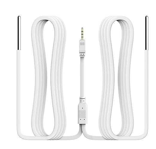 Elitech Dual Temperature Probe for RCW-360Pro, -40°F to 176°F, 16.4ft Cable Auto-Detection Digital Sensor with Individual Calibration Certificate for Medical Pharma Validation, TD3X-TDE-R-5M - Image 2