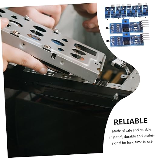 DOITOOL 10pcs Temperature-Sensitive Relay Modules for Environmental Monitoring Detector with Digital Output for Microcontroller Connection Reliable and Durable Temperature Control - Image 9