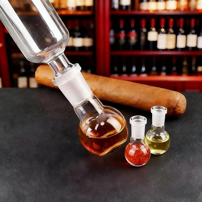 Handmade Glass Tube Cigar Humidor Accessories, Cigar Humidor Replacement,Glass Cigar Infusers Accessories for Fragrance Enhancement, Flavoring, Maintenance and Cleaning - Image 6