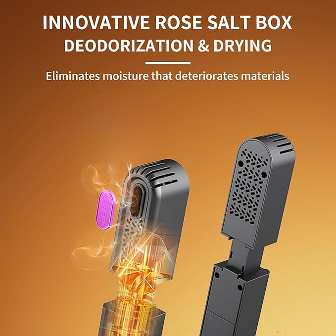 Shoe dryer, boot dryer with timer and adjustable telescopic tube - effectively dries and deodorizes, suitable for various footwear such as high-top snow boots, hunting boots and warm gloves - Image 5