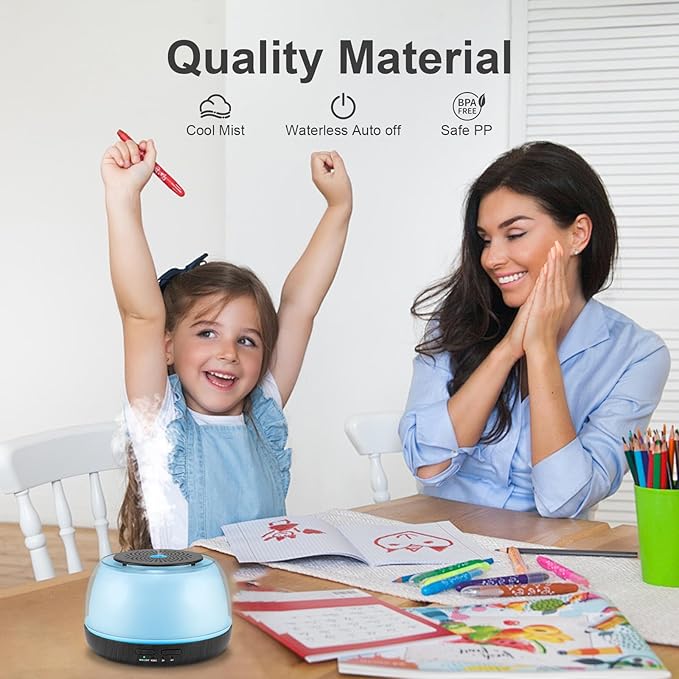 300ML Essential Oil Diffuser - 8-Hour Aromatherapy with Remote Control, 7-Color LED Lights, 4 Timer Settings for Home - Image 4