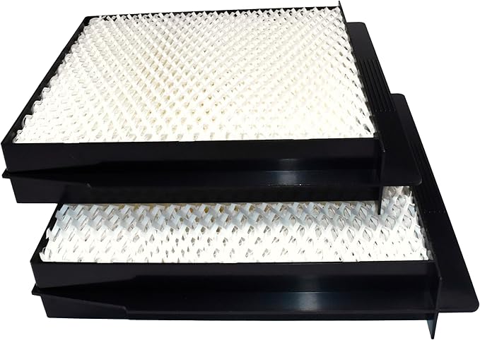 HQRP 2-Pack 1040 Wick Humidifier Filters Compatible with Essick Air AIRCARE 3D6-100, 5D6-700, 7D6-100, B23-710, B23-810, D46-720, CM330ABLK, CM330AWHT, MA0300, MA0500, E27000, E35000 Humidifiers - Image 2