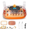 Incubators for Hatching Eggs, 24 Egg Incubator, Automatic Egg Turner with Humidity Control & Digital Temperature, Hatch Day, Auto Water Refill, 360°Viewing for Chicken, Duck, Quail, Duck, Goose by Yofidra