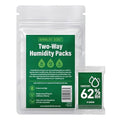 Humboldts Secret 62% Humidity Packs RH 2-Way | Moisture Control Packets for Herbs, Spices, and Cigars with Resealable Bag | Natural Two Way Humidity Control for Fresh Storage | Pack of 10 by HumboldtsSecretSupplies