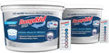 DampRid Hi-Capacity Moisture Absorber Bucket, Fragrance Free, 2 lb. 15.5 oz. & Moisture Detection Strip (2 Pack), Attracts & Traps Excess Moisture by DampRid