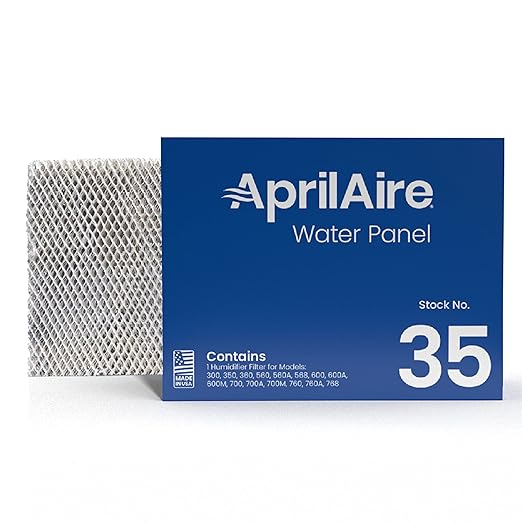 AprilAire 35 Water Panel Humidifier Filter Replacement for AprilAire Whole-House Humidifier Models 300, 350, 360, 560, 560A, 568, 600, 600A, 600M, 700, 700A, 700M, 760, 760A, 768 (Pack of 10) by AprilAire