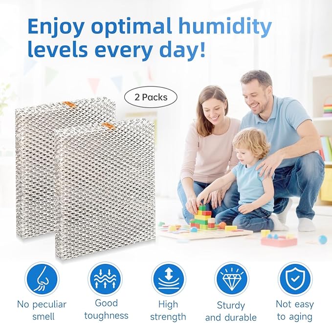 GA-19 GA900 Evaporator Pad Humidifier Water Panel Filter Compatible with GeneralAire 900 & 1000 Humidifiers GFI #7919 2 Packs - Image 7