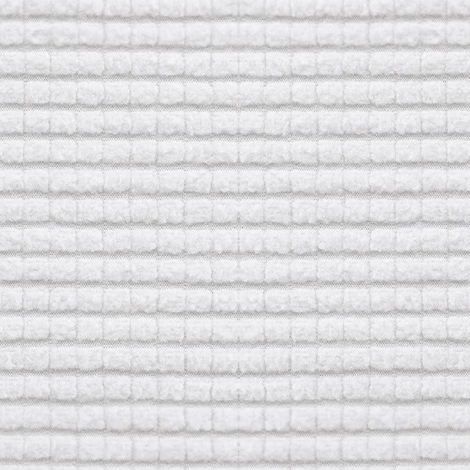 Easy-Going Stretch Sectional Couch Covers 1 Piece Chaise Lounge Slipcover L Shape Separate Cushion Couch Seat Chaise Cover for Both Left/Right Sectional Couch Snow White - Image 5