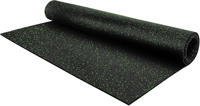 Flooring Inc's 1/4" Thick Tough Rubber Flooring Roll | Flexible Recycled Rubber Floor Mats for Home Gym | Heavy Duty Rubber Mat for Home Gyms, Sheds, Horse Stall Mat or Trailer by IncStores