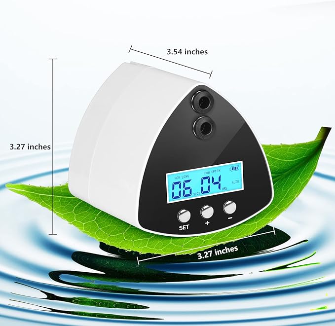 Reptile Misting System | Automatic Humidifier with 2 Nozzles, LCD Screen & Timer for Terrariums - Image 6