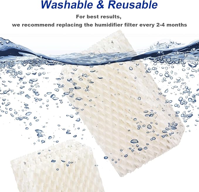 WF813 Humidifier Filters Compatible with Equate EQWF813 PCWF813 Relion RCM832 RCM-832N Protec RWF813 EQ-2119-UL PCCM-832N Cool Mist Humidifiers - Replacement Wick Filter 6 Pack - Image 5